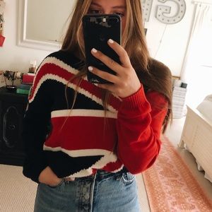 Brandy Melville Union Jack Sweater